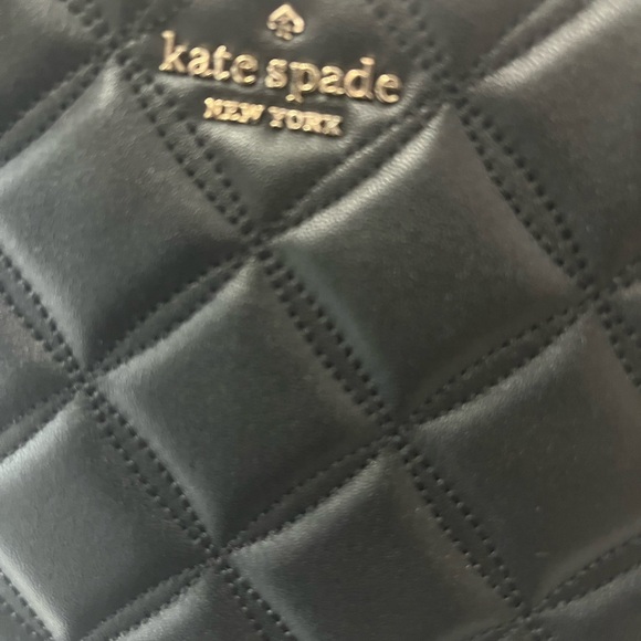 Kate Spade Natalia Quilted leather large 3 compartment tote bag shoulder purse - Picture 13 of 15